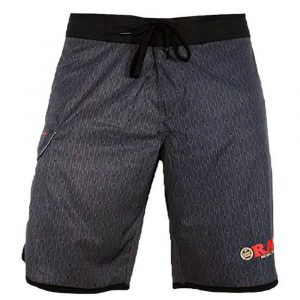 Raw Bermudas Negra Hombre