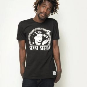 Sensi Seeds Camiseta Logo Negra Xl