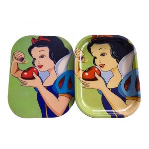 Bandeja Metalica Pequeña + Tapa Blancanieves Smoke Apple