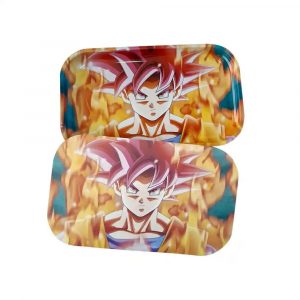 Bandeja Metálica Pequeña + Tapa Goku Guerrero