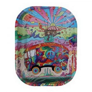 Bandeja Metalica Pequeña Hippie Trip