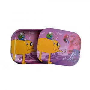 Bandeja Metálica Pequeña + Tapa Jake Y Finn Purple