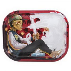 Bandeja Metálica Pequeña Kush Bong Smoke