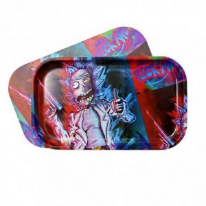 Bandeja Metalica Pequeña + Tapa Rick Zombie