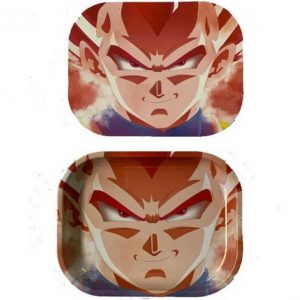 Bandeja Metálica Pequeña Con Tapa Super Guerrero Songo