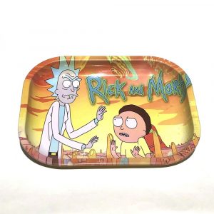 Bandeja Pequeña + Tapa Rick And Morty Space Sunset