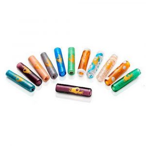 Boquilla Grande Cristal De Murano Yellow Finger