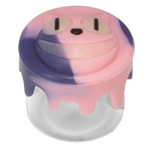 Bote Cristal Con Tapa Silicona 2.5ml