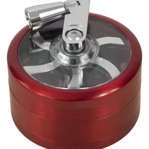 Polinizador Molinillo Aluminio Magnetico Rojo 63mm