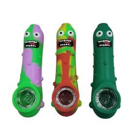 Pipa De Silicona Pepino Rick & Morty 12cm