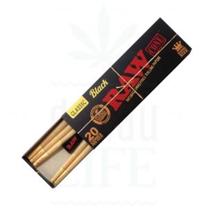 Raw Black Conos King Size 20 Unidades
