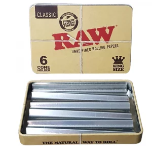 Raw Caja Metálica Para Transporte De 6 Conos