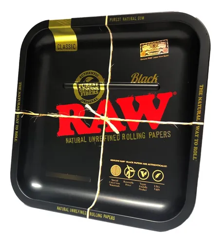 Raw Bandeja Black Square