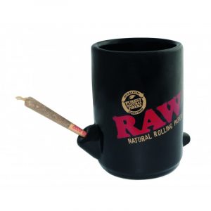 Taza Raw Wake Up & Bake Up, ¡bebe Y Fuma A La Vez!