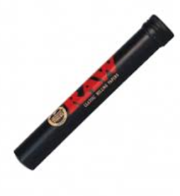 Raw Black Porta cigarros negro aluminio