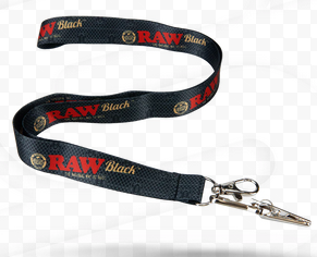 Raw Black Lanyard