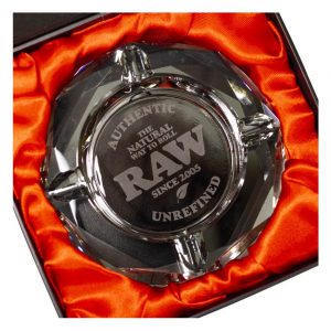 Raw Cenicero de Cristal Dark