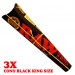 Raw Black 3 Conos King Size