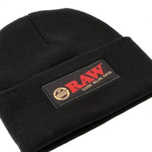 Raw Winter Hat Black Gorro