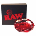 Raw Cenicero Ruby Red Cristal