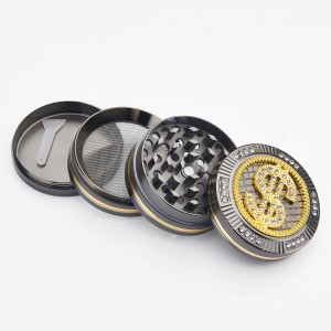 Grinder Metalico Bling Bling Dollar 4 partes - Imagen 2