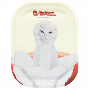 Bandeja Pequeña Diamonds Gata + tapa G-rollz