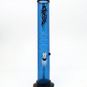 Bong Acrilico Grande Tattoo azul 70cm
