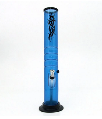 Bong Acrilico Grande Tattoo azul 70cm