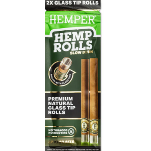 Hemper Paper Rolls With Glass Marron