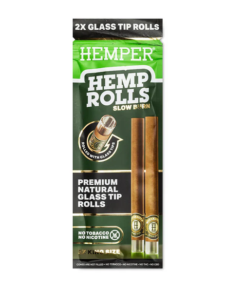 Hemper Paper Rolls With Glass Marron