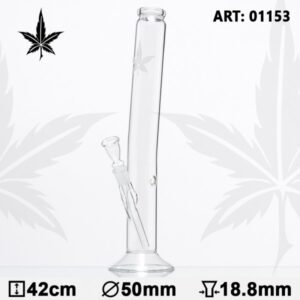 Bong de Vidrio Mediano Hoja